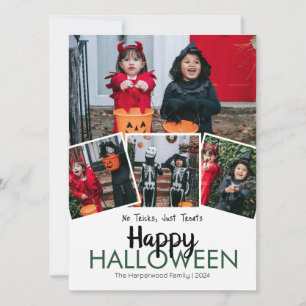 Cartes Pour Fêtes Annuelles Boo citrouille jack-o-lanterne Halloween Collage p