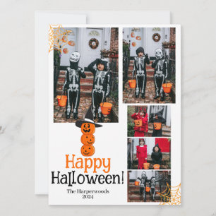 Cartes Pour Fêtes Annuelles Boo citrouille jack-o-lanterne heureux Halloween 5