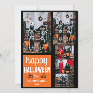 Cartes Pour Fêtes Annuelles Boo citrouille jack-o-lanterne heureux Halloween 5