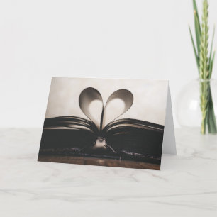 Cartes Pour Fêtes Annuelles Book Lover Bookish Valentine's Day