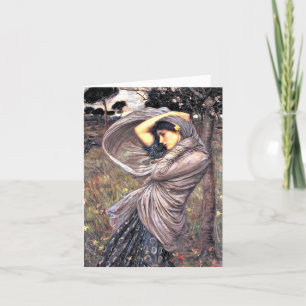Cartes Pour Fêtes Annuelles Boreas, beau tableau de John Waterhouse