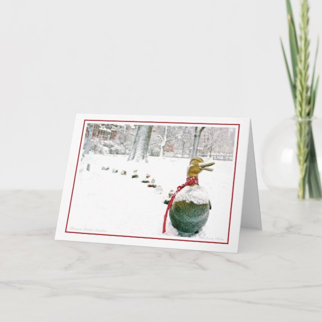 Cartes Pour Fêtes Annuelles Boston-Holiday : Faites place pour les cantines (Devant)