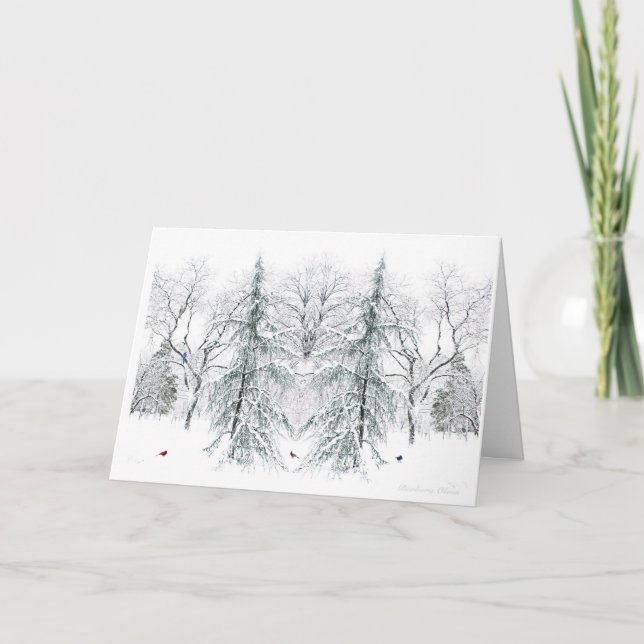 Cartes Pour Fêtes Annuelles Boston Public Garden : Plaisirs simples de la sais (Devant)