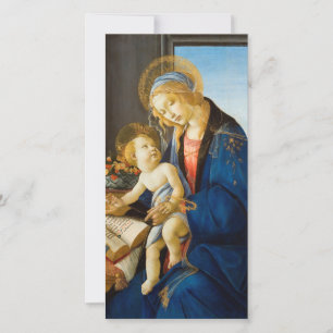 Cartes Pour Fêtes Annuelles Botticelli - La Vierge et l'enfant