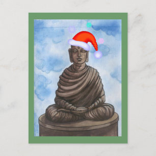 Cartes Pour Fêtes Annuelles Bouddha de Noël !