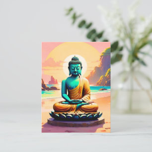 Cartes Pour Fêtes Annuelles Bouddha - Rives sereines des Lumières