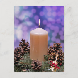 Cartes Pour Fêtes Annuelles Bougie de Noël