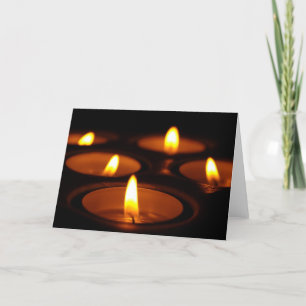 Cartes Pour Fêtes Annuelles Bougies de Noël