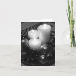 Cartes Pour Fêtes Annuelles Bougies de Noël