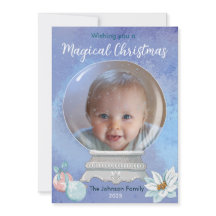 Boule à neige de Noël magique
