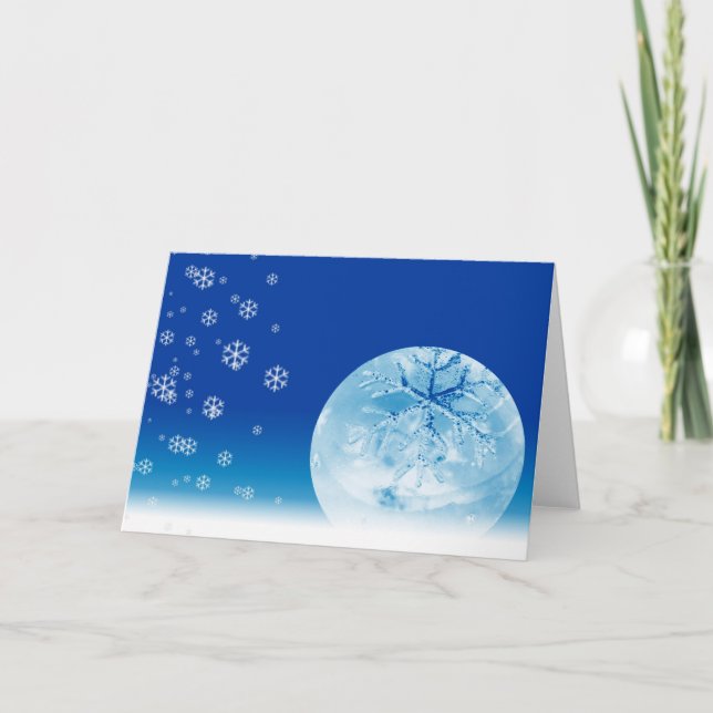 Cartes Pour Fêtes Annuelles Boule de glace (Devant)