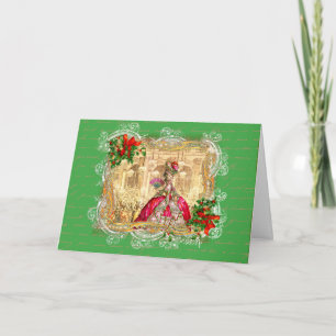 Cartes Pour Fêtes Annuelles Boule de Noël Marie Antoinette