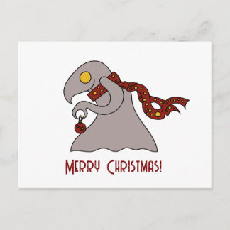 Cartes Pour Fêtes Annuelles Boule de Noël monstre mignon