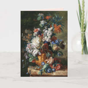 Cartes Pour Fêtes Annuelles BOUQUET DE FLEURS EN URN Saint-Valentin