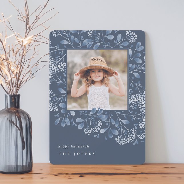 Cartes Pour Fêtes Annuelles Bouquet d'hiver | Hanoukka Photo (Créateur téléchargé)