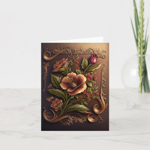 Cartes Pour Fêtes Annuelles Bouquet Fleur Conception Plaque Pour Vos Valentine