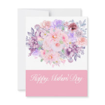 Bouquet Floral Vibrant Aquarelle Personnalisé