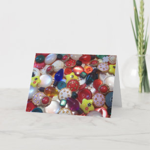 Cartes Pour Fêtes Annuelles Bouton de Noël enjoué