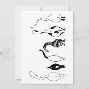 Cartes Pour Fêtes Annuelles Boutons de chat