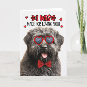 Cartes Pour Fêtes Annuelles Bouvier des Flandres fait pour vous aimer Valentin
