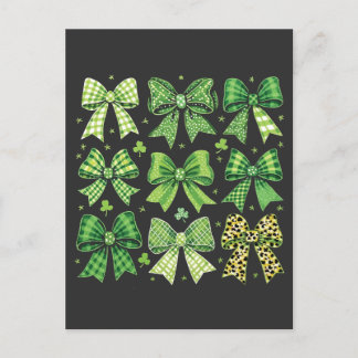 Cartes Pour Fêtes Annuelles Bow Coquette St Patrick's Day Vintage