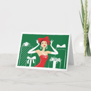 Cartes Pour Fêtes Annuelles Bow on
