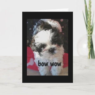 CARTES POUR FÊTES ANNUELLES BOW WOW DIT POP/"HEUREUX PÂQUES POUR VOUS ! VOITUR