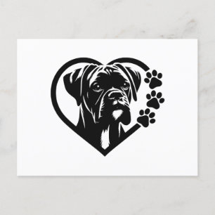 Cartes Pour Fêtes Annuelles Boxer