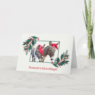 Cartes Pour Fêtes Annuelles Boxer et Benjamin vous souhaitent de bonnes fêtes 