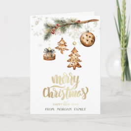 Cartes Pour Fêtes Annuelles Branche d'arbre, Ornements, Étoiles