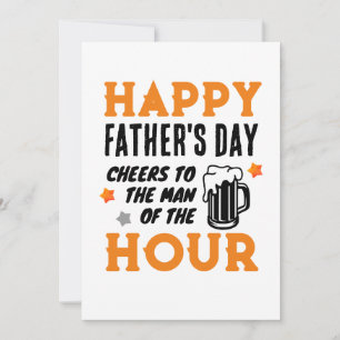 Cartes Pour Fêtes Annuelles Bravo à l'homme de l'heure ! Fête des pères