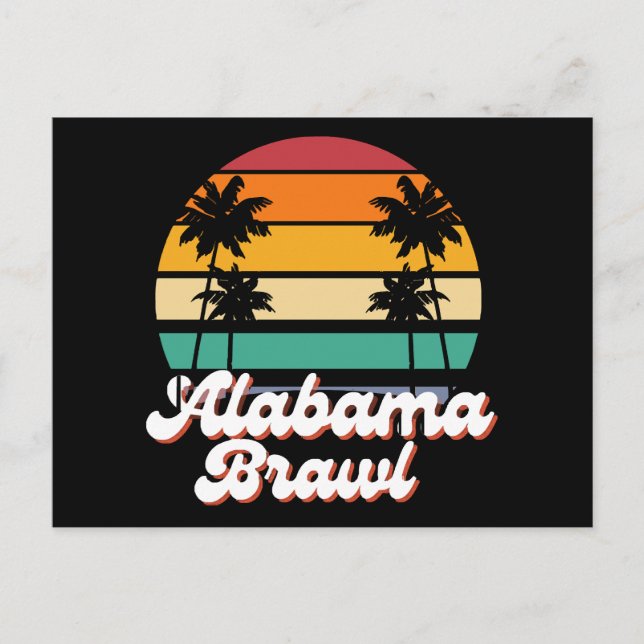 Cartes Pour Fêtes Annuelles Brawl en Alabama (Devant)