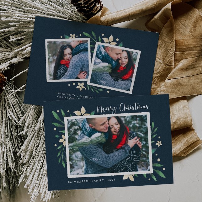 Cartes Pour Fêtes Annuelles Bright Boughs | Holiday photo (Créateur téléchargé)