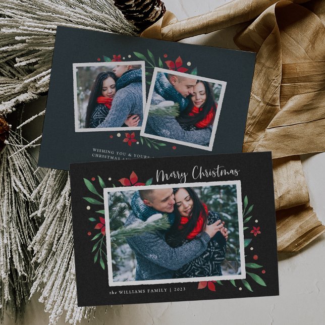 Cartes Pour Fêtes Annuelles Bright Boughs | Holiday photo (Créateur téléchargé)