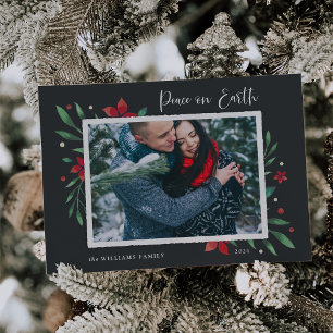 Cartes Pour Fêtes Annuelles Bright Boughs   Paix sur Terre