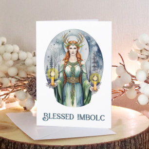 Cartes Pour Fêtes Annuelles Brigid Imbolc Chandlemas Forest Celtic Wiccan