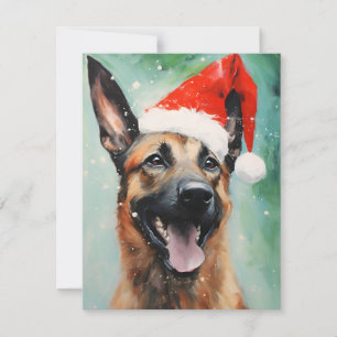 Cartes Pour Fêtes Annuelles Brochure de Noël malinois belge
