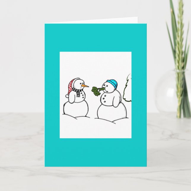 Cartes Pour Fêtes Annuelles Brocoli ? (Devant)