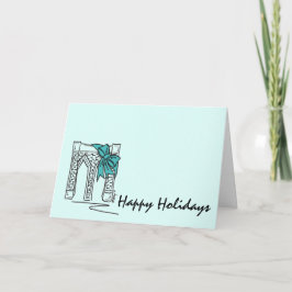 Cartes Pour Fêtes Annuelles Brooklyn Bridge Noël Hanoukka NYC Holiday