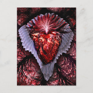 Cartes Pour Fêtes Annuelles Brûler le coeur