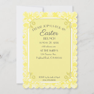 Cartes Pour Fêtes Annuelles Brunch de Pâques