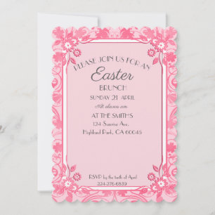 Cartes Pour Fêtes Annuelles Brunch de Pâques