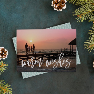 Cartes Pour Fêtes Annuelles Brush Wives Lettré Photo