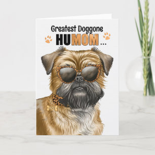 Cartes Pour Fêtes Annuelles Brussels Griffon Dog Best HuMOM Jour des Mères