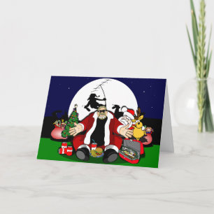 Cartes Pour Fêtes Annuelles Bubba Claus