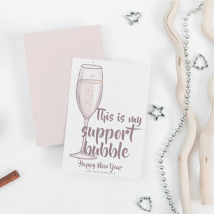 Cartes Pour Fêtes Annuelles Bubble