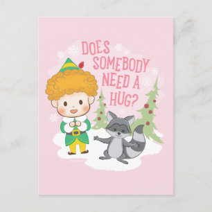 Cartes Pour Fêtes Annuelles Buddy l'Elf A-t-il Besoin d'un Câlin ?