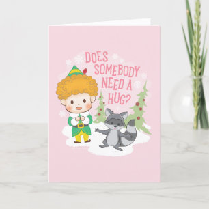 Cartes Pour Fêtes Annuelles Buddy l'Elf a-t-il besoin d'un câlin ?