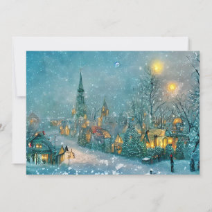 Cartes Pour Fêtes Annuelles budget de Noël de la vieille ville Noël