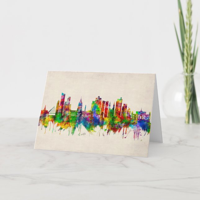 Cartes Pour Fêtes Annuelles Buenos Aires (Devant)